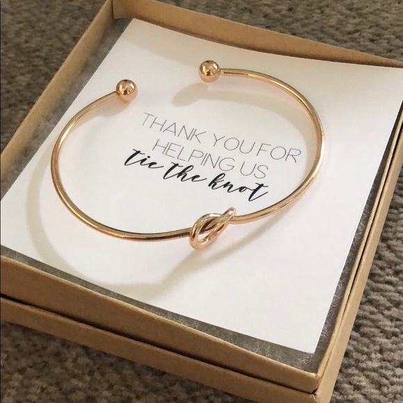 Jewelry Gold Knot Bracelets With Box And Thank You Note Poshmark